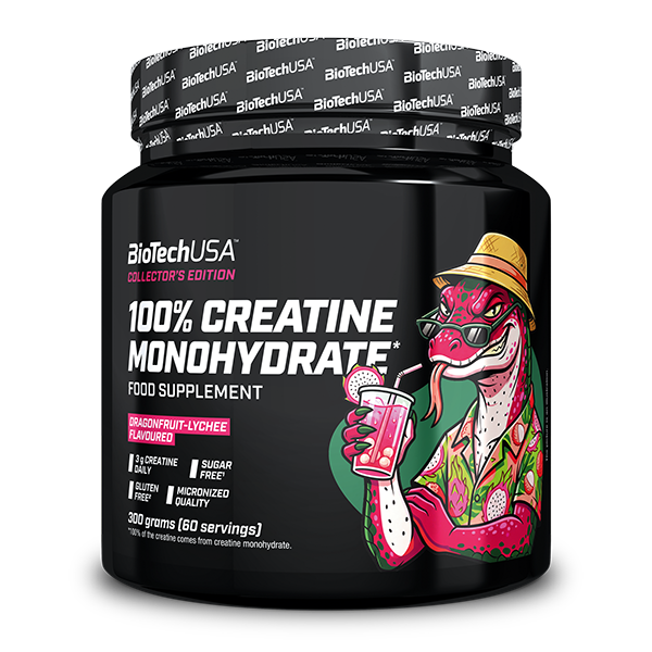 100% Creatine Monohydrate - 300 g Dragonfruit-lychee