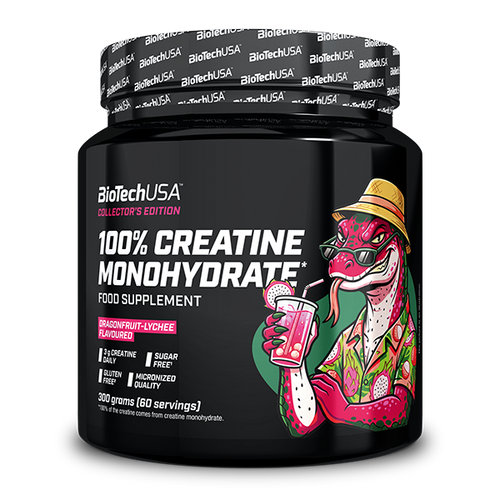 100% Creatine Monohydrate - 300 g Dragonfruit-lychee