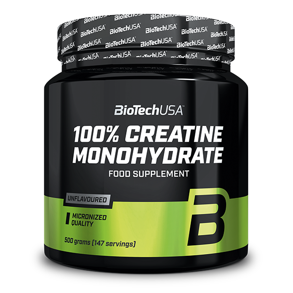 100% Creatine Monohydrate - 500 g Bez ukusa