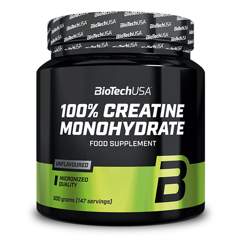 100% Creatine Monohydrate - 500 g Bez ukusa