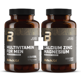 Multivitamin For Men + Calcium Zinc Magnesium from organic sources