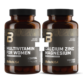 Multivitamin For Women + Calcium Zinc Magnesium from organic sources