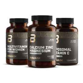 Multivitamin For Women + Calcium Zinc Magnesium + Liposomal Vitamin C from organic sources