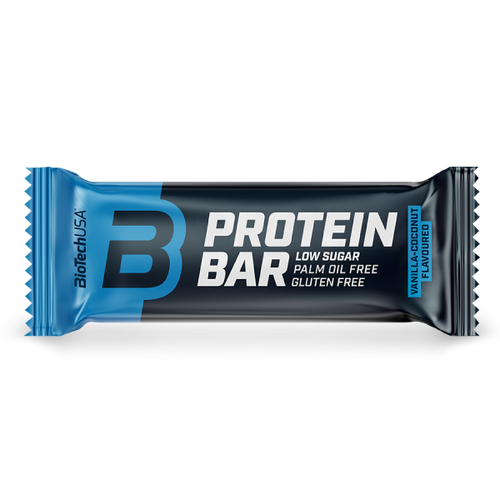 Zahvaljujući visokom udjelu proteina i niskom udjelu šećera, BioTechUSA Protein Bar proteinska pločica izvrstan je izbor za one koji redovno treniraju i koji se trude da steknu čvrsto tijelo. Osim toga, pločica se uklapa i u uravnoteženu prehranu.