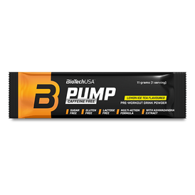 Napitak u prahu Pump Caffeine Free društva BioTechUSA s aminokiselinama i mineralima.