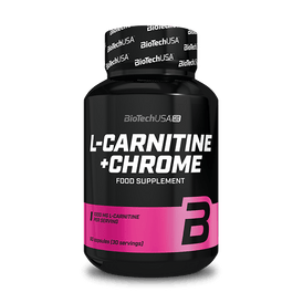 L-Carnitine + Chrome - 60 kapsula - BioTechUSA