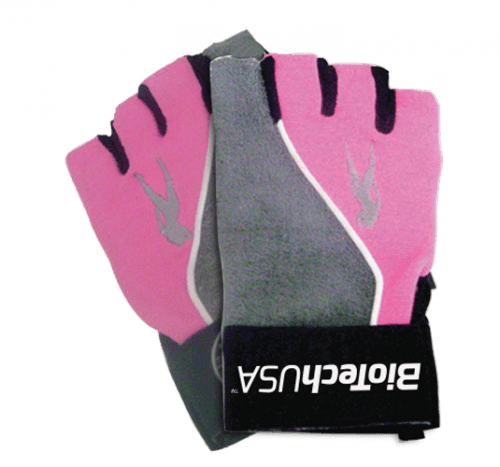 Lady 2 rukavice za trening - sivo-ružičasta